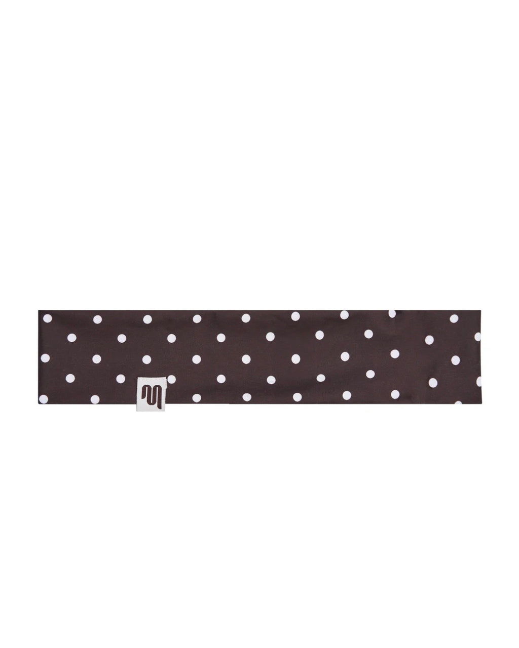Active Headband - Espresso Polka Dots