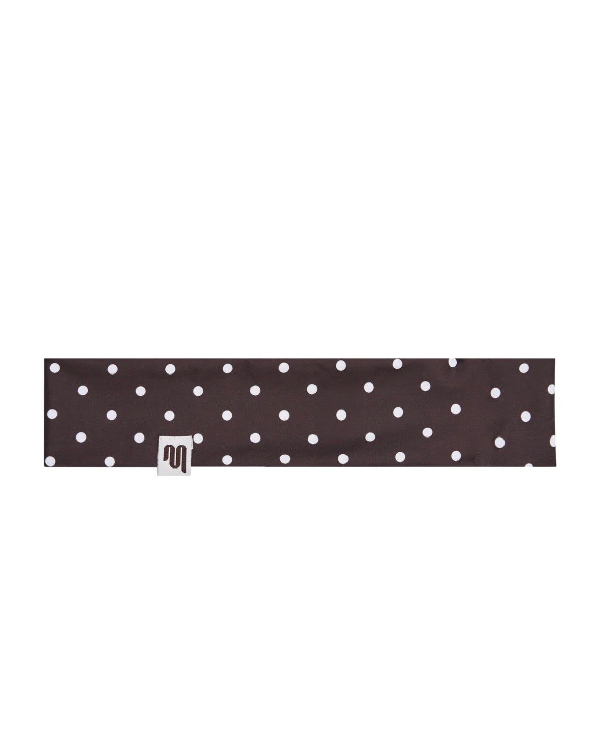 Active Headband - Espresso Polka Dots