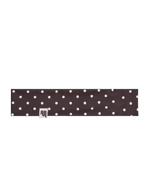 Active Headband - Espresso Polka Dots